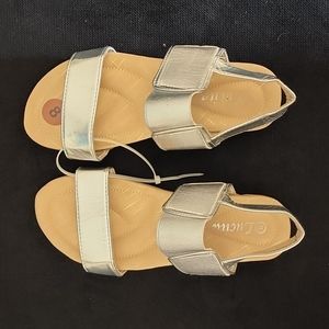 Lucita Silver Sandals